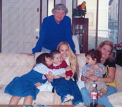 Phyllis + Grandkids -1999 Phyllis + Grandkids -1999