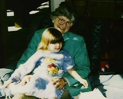 Phyllis + GreatGrandaughter -1997 Phyllis + GreatGrandaughter -1997